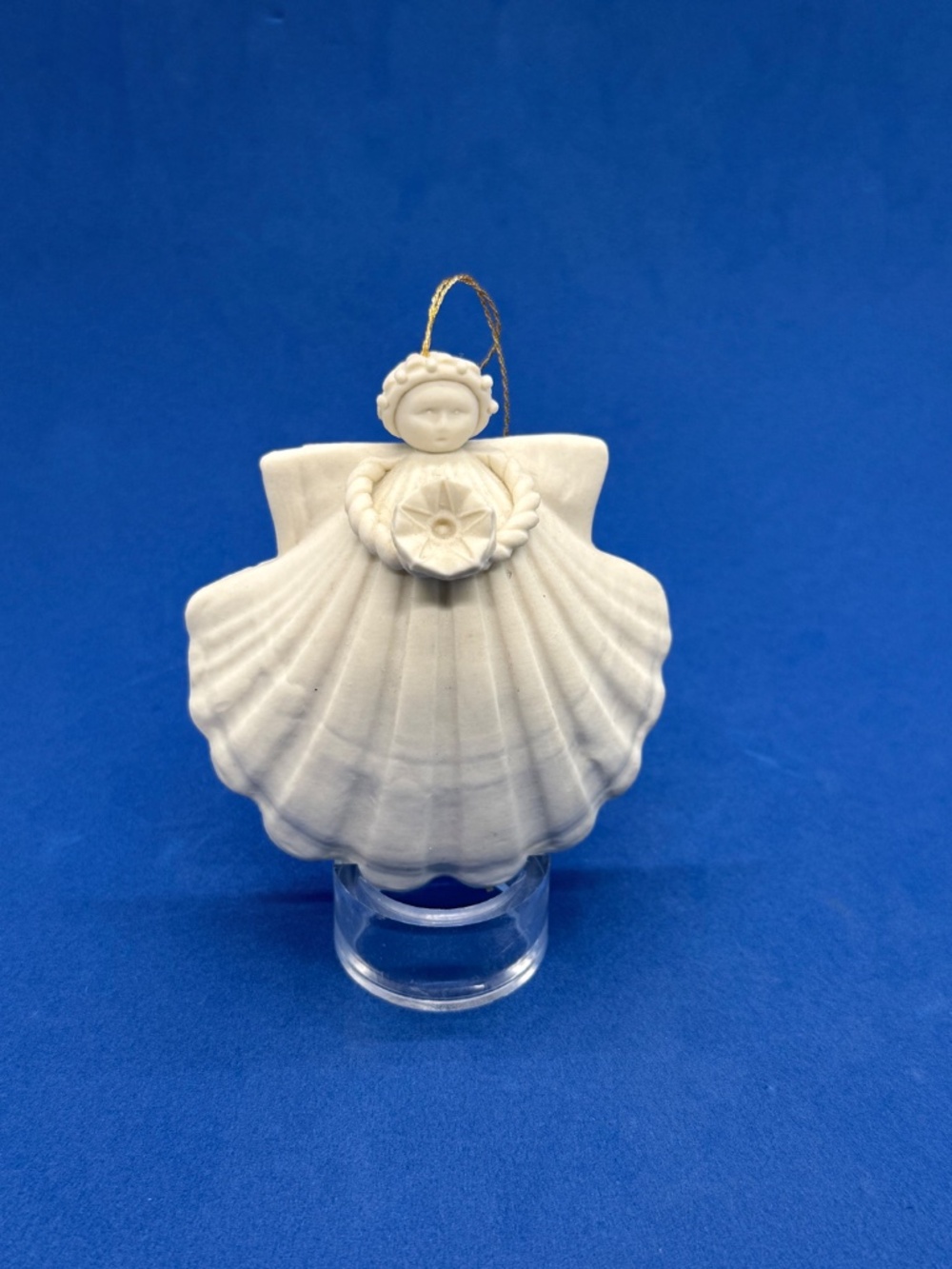 Margaret Furlong 3" Morning Glory Angel Ornament with Display Stand 1996